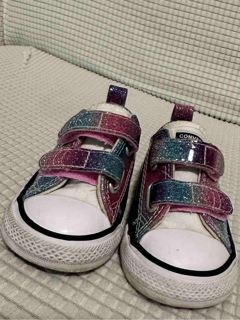 Converse Kids Black and White Low-Top Sneakers